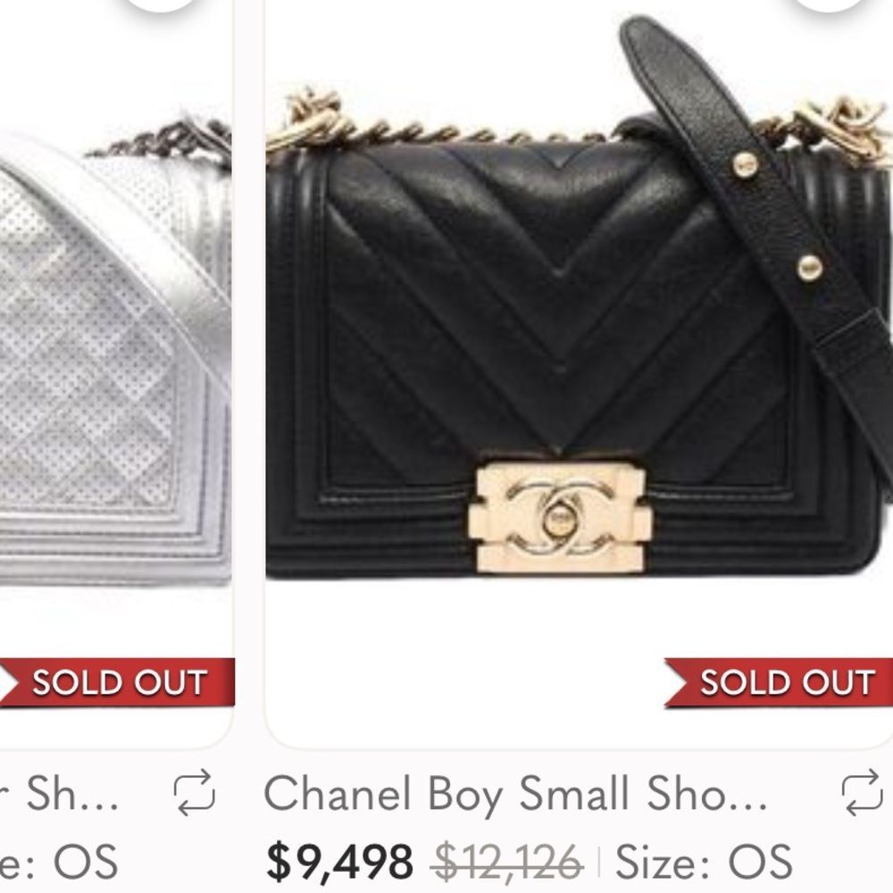 CHANEL small boy bag - Picture 13 of 13